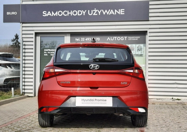 Hyundai i20 cena 69900 przebieg: 44258, rok produkcji 2022 z Kalisz małe 466